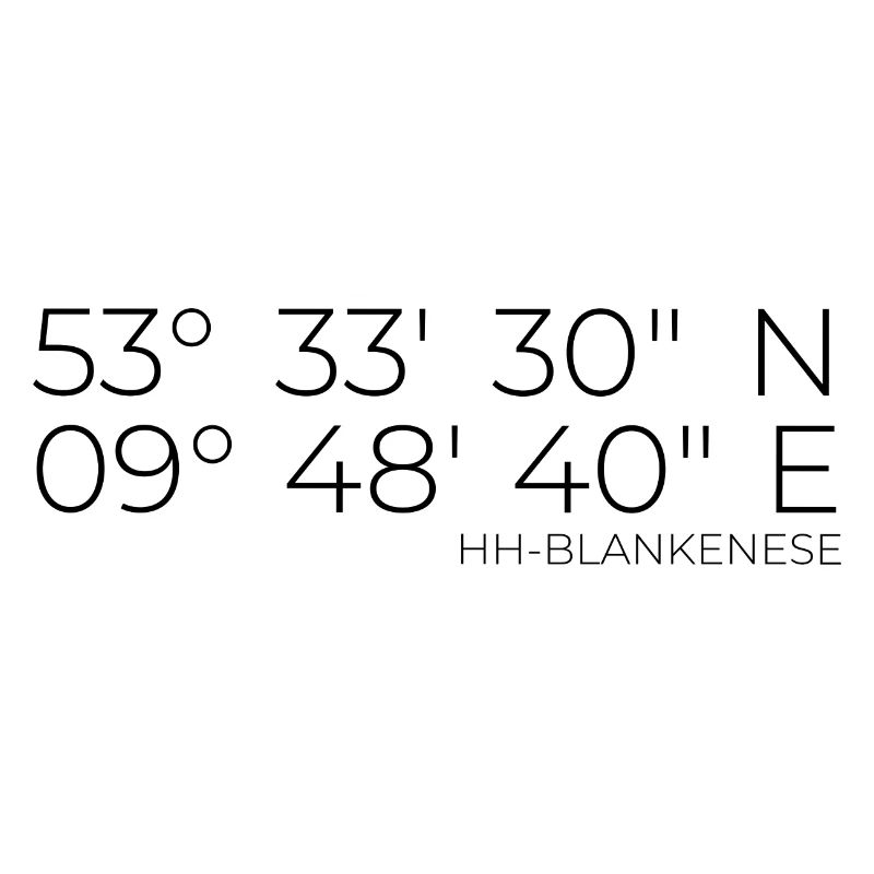 coordinates Hamburg Blankenese