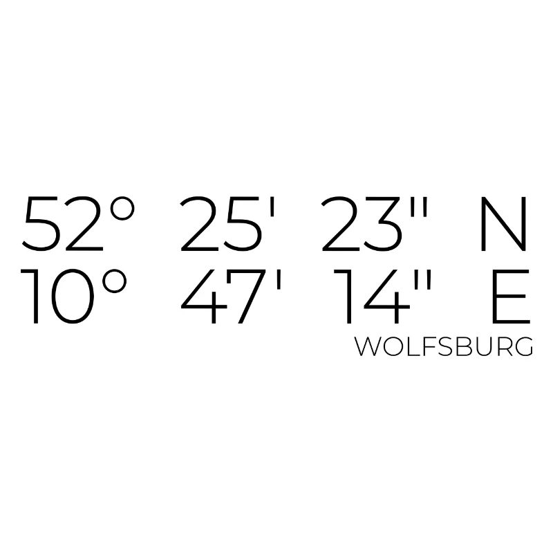 Coordinates Wolfsburg
