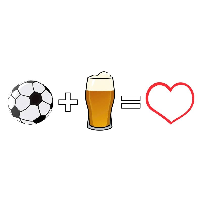 Fußball plus Bier gleich Liebe