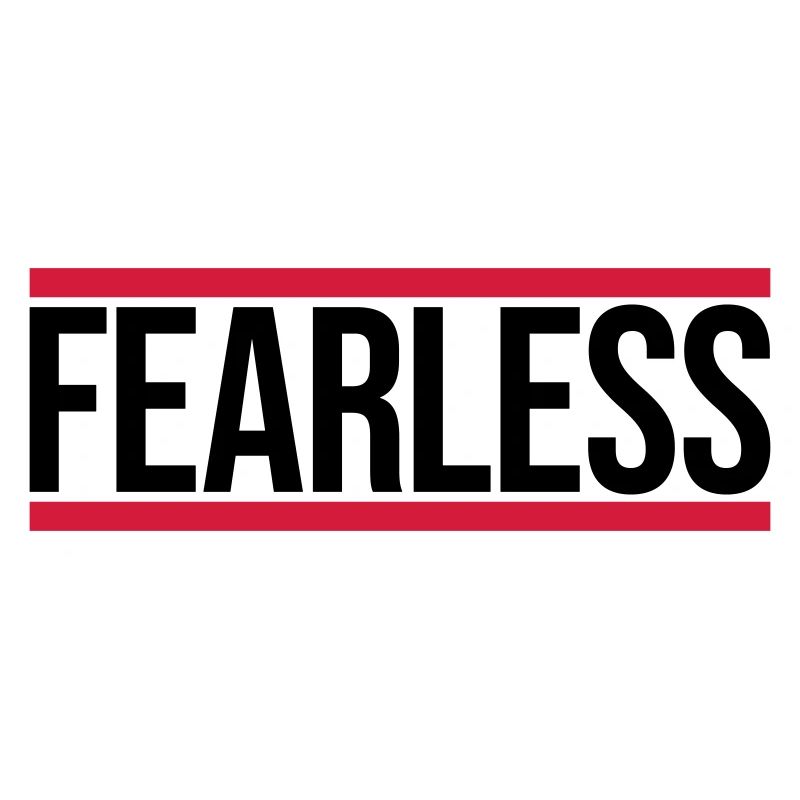 fearless Text Quote Design