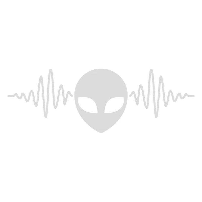 Frequenz Puls Alien Kopf