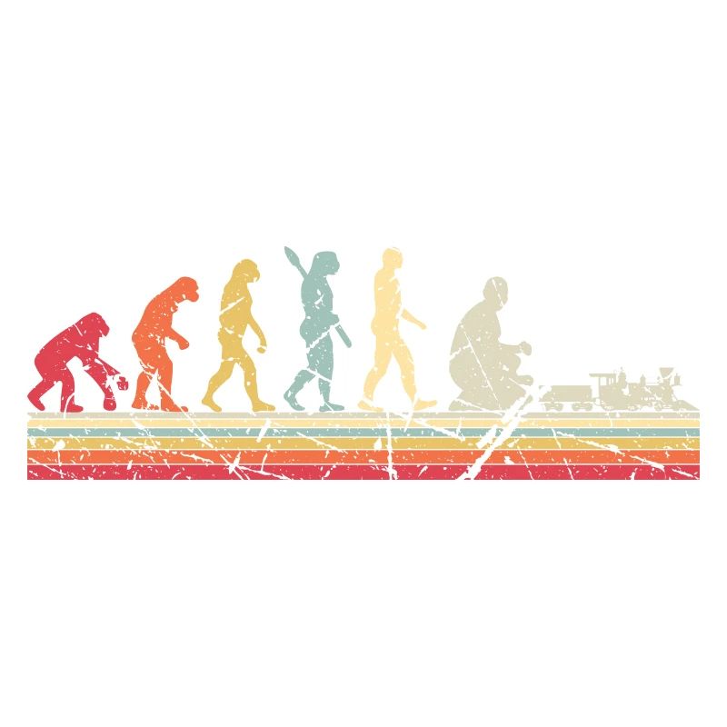 Evolution of Human Train Model Railway