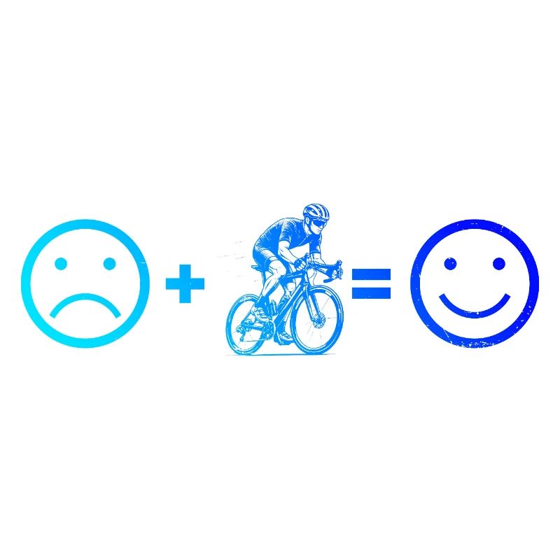 Message clair sur le vélo de route