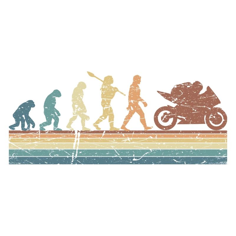 Motorcycle Evolution Vintage Shadow Biker