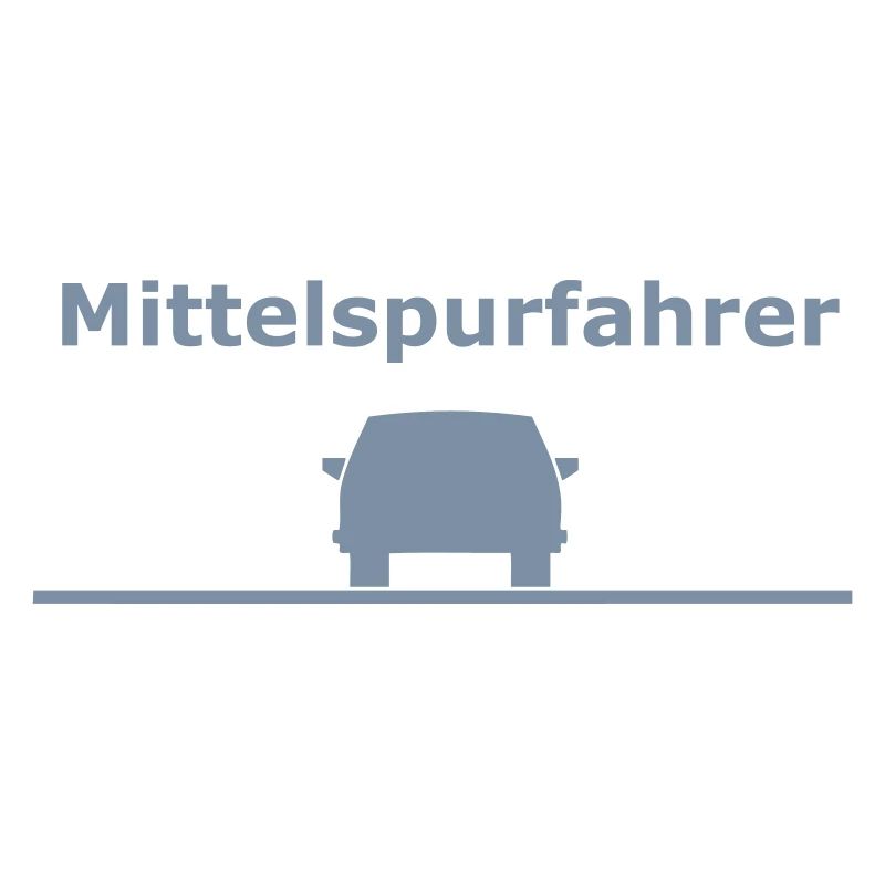 Mittelspurfahrer