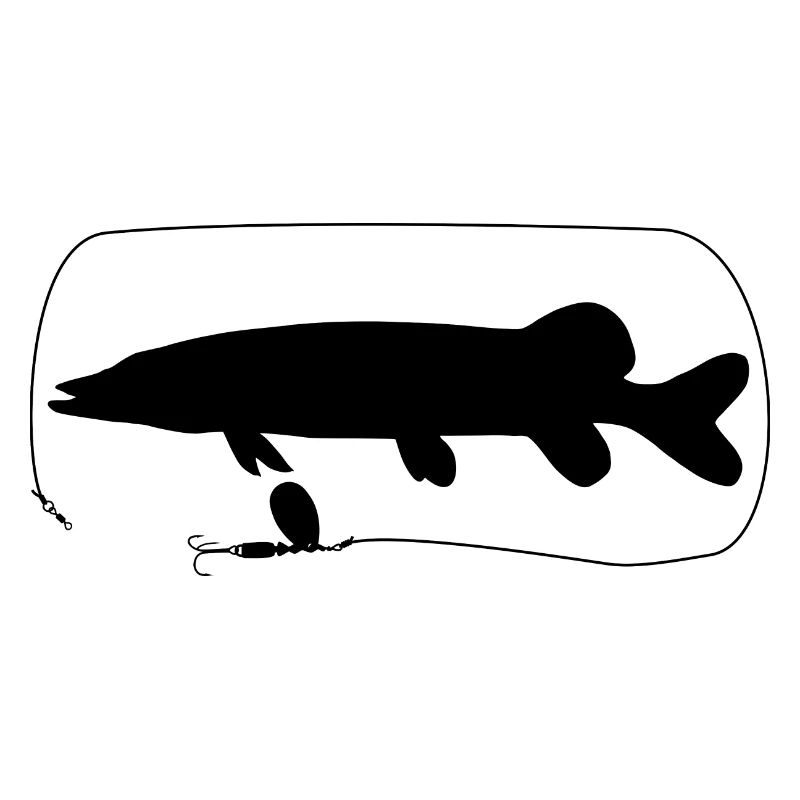 Pike with spinner