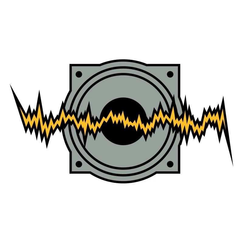 woofer basse techno rythme sonore de boîte à