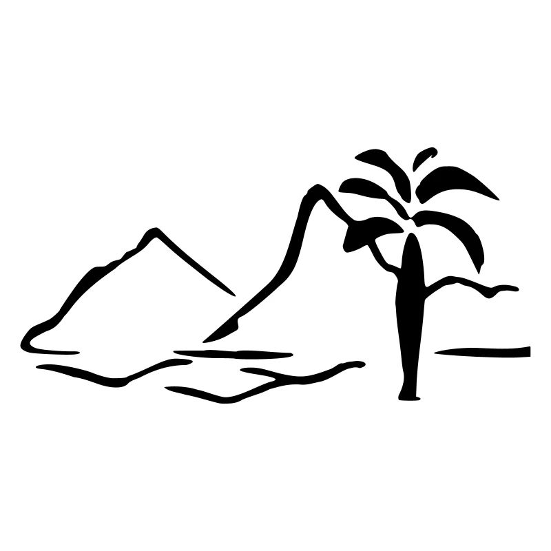 Palme Insel