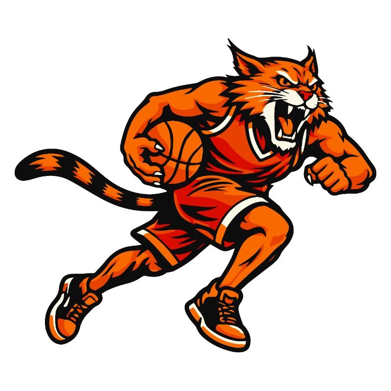 Tiger Hoops Maskottchen