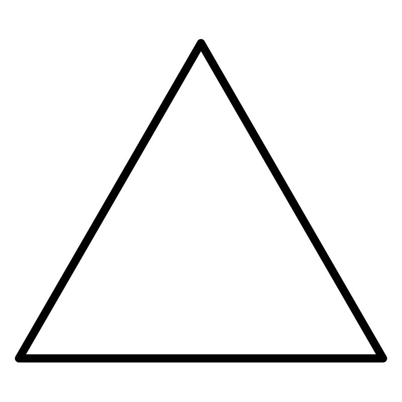 Symbol triangle equilateral