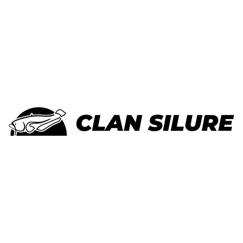 Clan Silure Wear - Design modern schwarz gerade