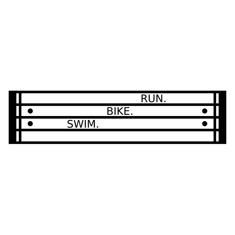 Triathlon: natation, cyclisme, course à pied