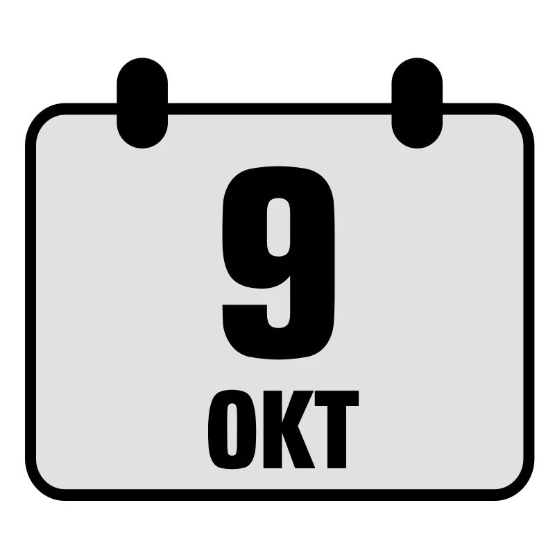 9 oktober jahrestag geburtstag 2c