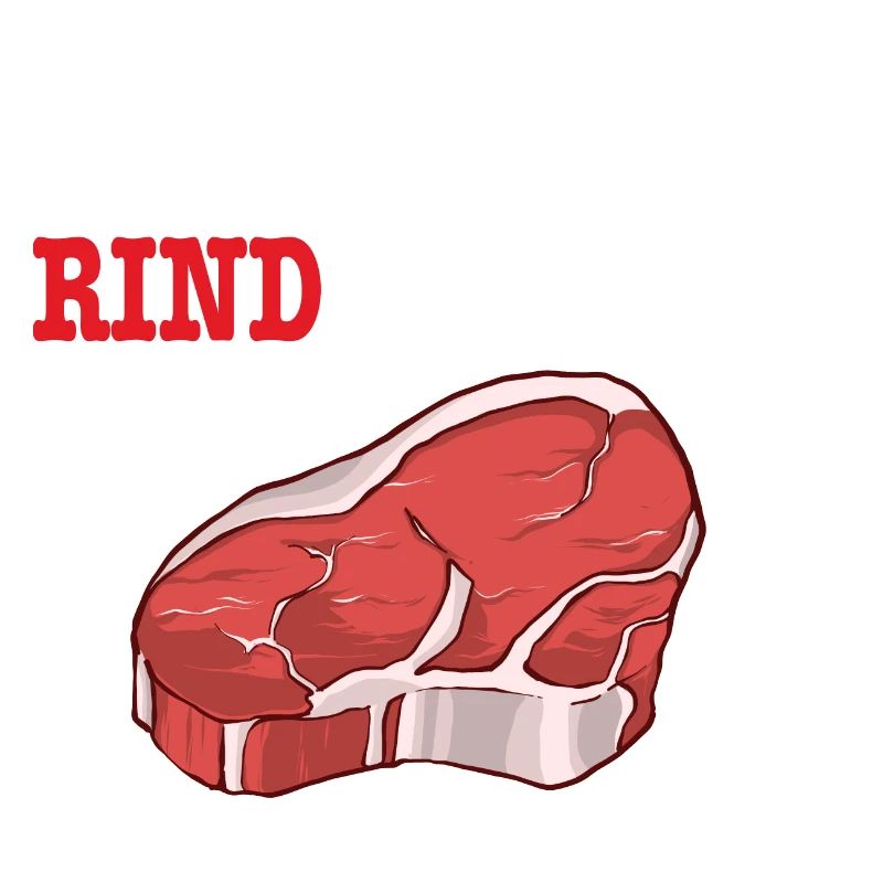 ICH WILL EIN RIND VON DIR Steak Fleisch BBQGrill