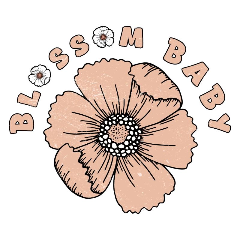 Pretty Blossom - Simpatico disegno floreale primaverile