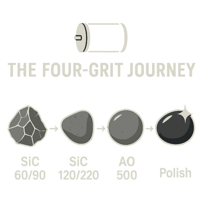 The four-step grinding process