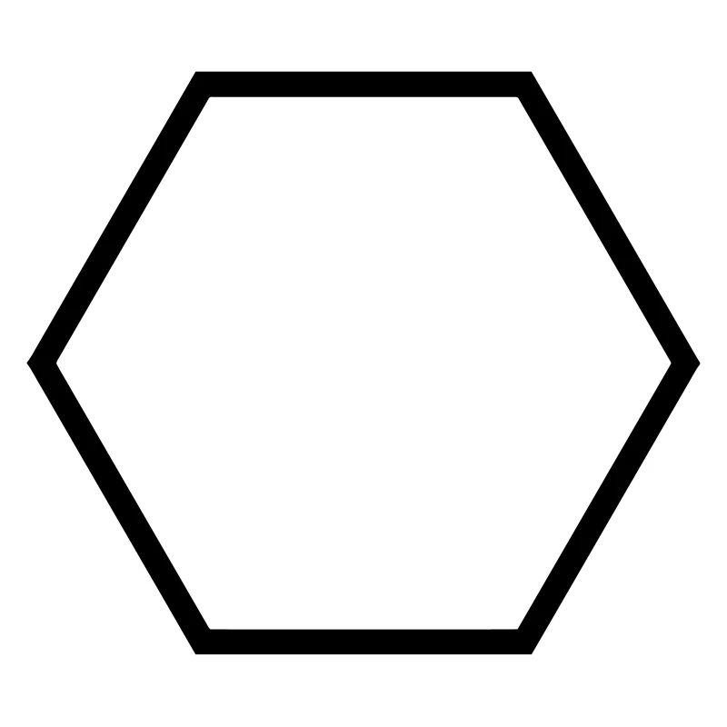 Hexagon Hexagone Sechseck Form - Custom it !