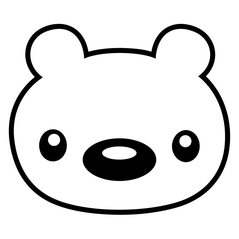 baer teddy gesicht kopf