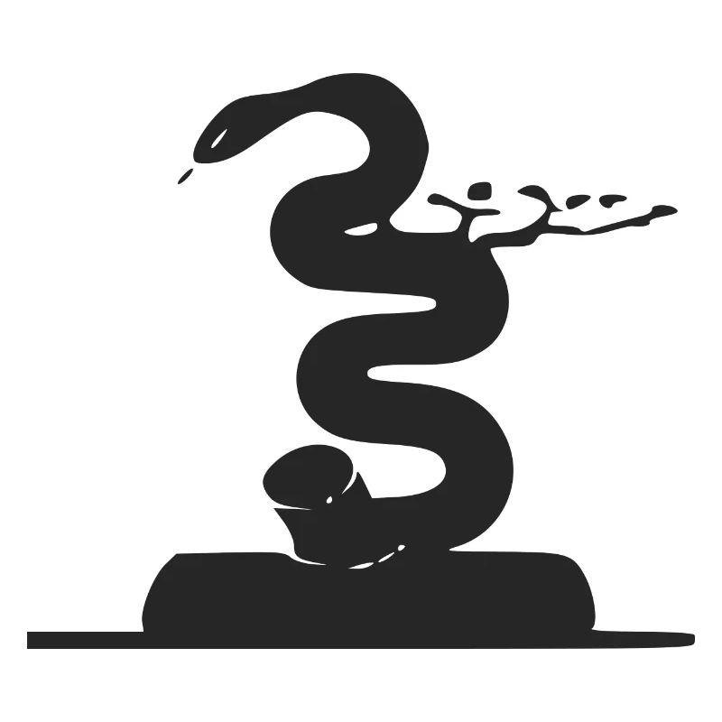 Le serpent sorti de la boite