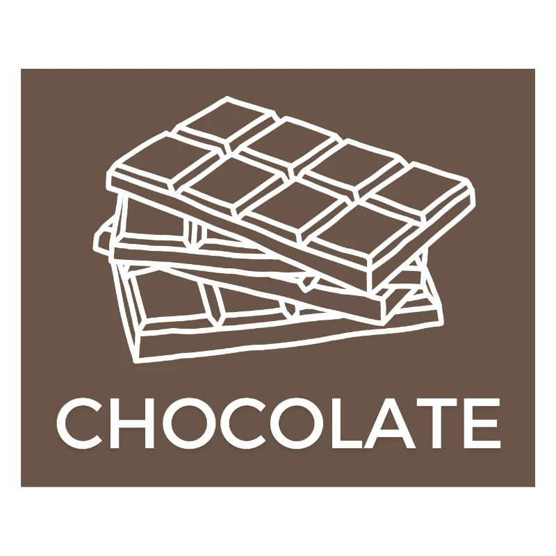 Schokolade Chocolate Linienkunst