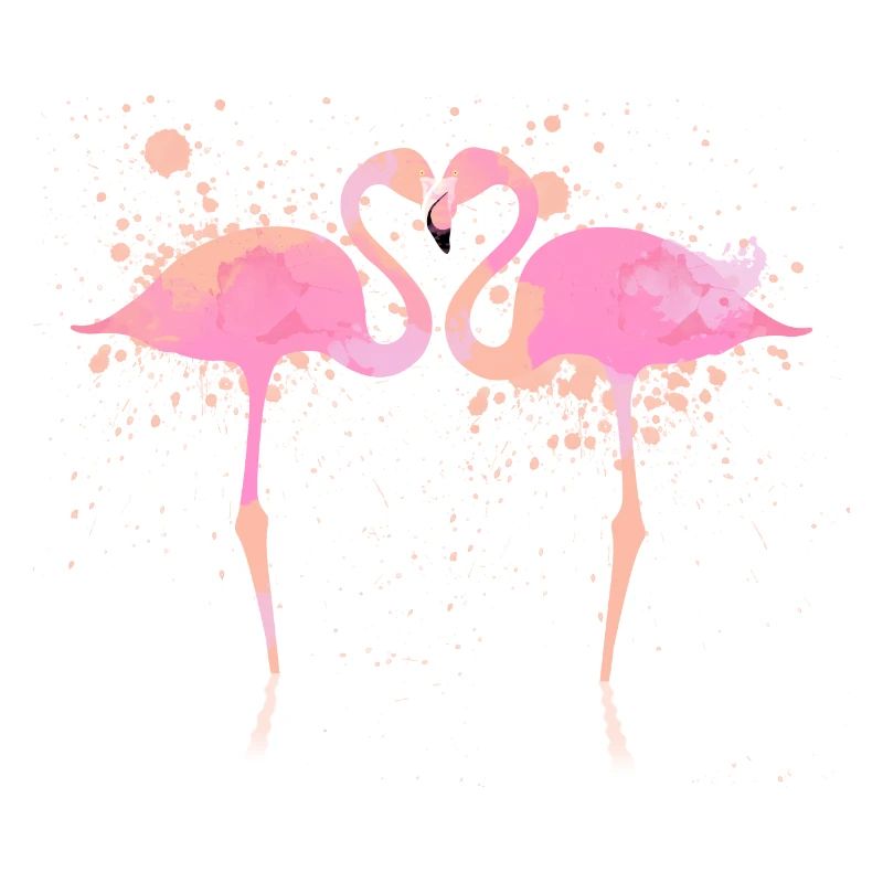 Flamingos Herz