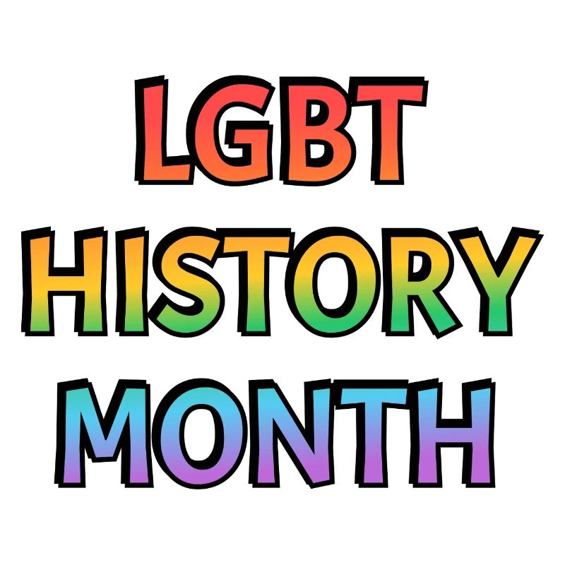 LGBT-Geschichtsmonat Regenbogentext