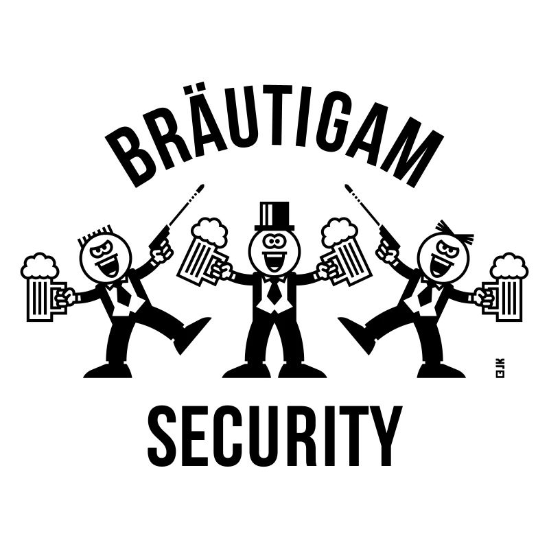 Bräutigam Security (JGA / Karikatur / Tanz / 1C)