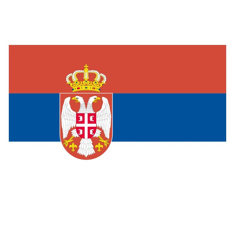 Serbische Flagge