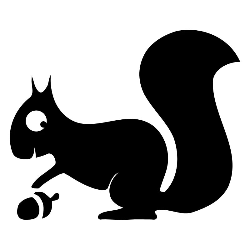 squirrel acorn cute animal