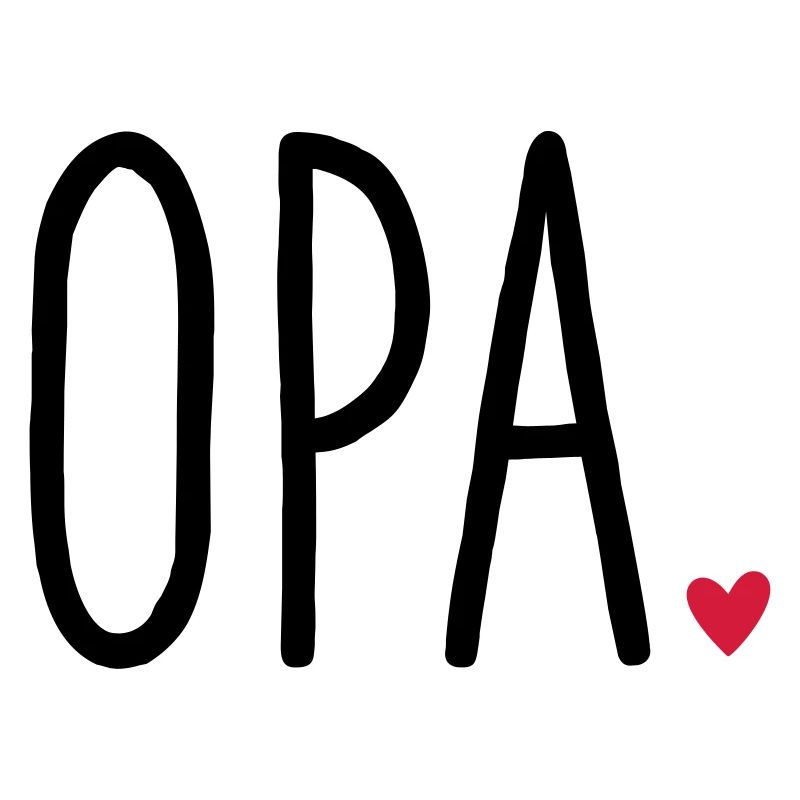 Opa Herz - Geschenk Enkel Liebe
