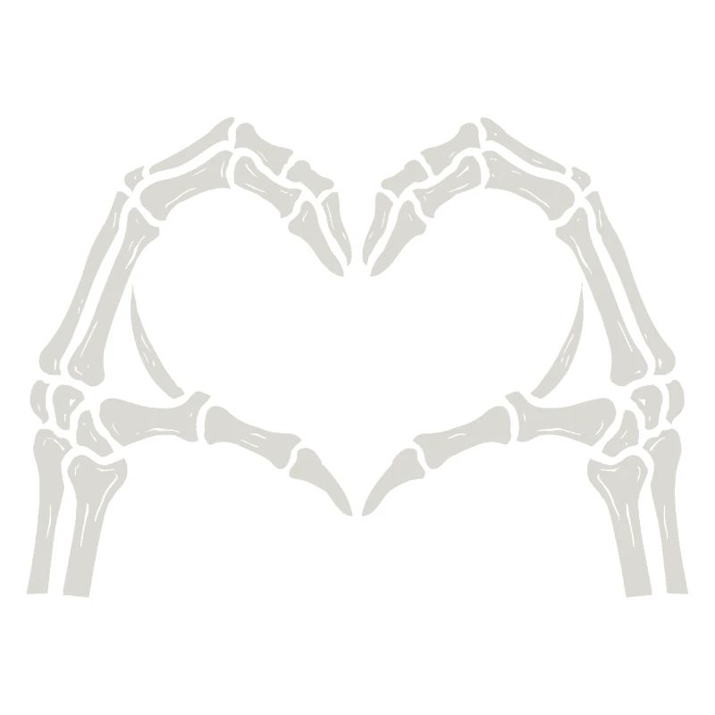 Heart Skeleton Hands