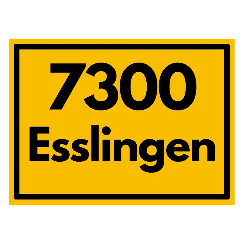 ANCIEN CODE POSTAL RÉTRO 7300 ESSLINGEN SCHABEN
