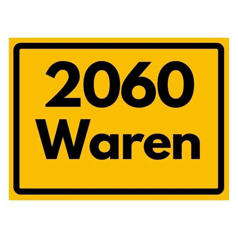 ANCIEN CODE POSTAL RÉTRO 2060 WAREN MÜRITZ