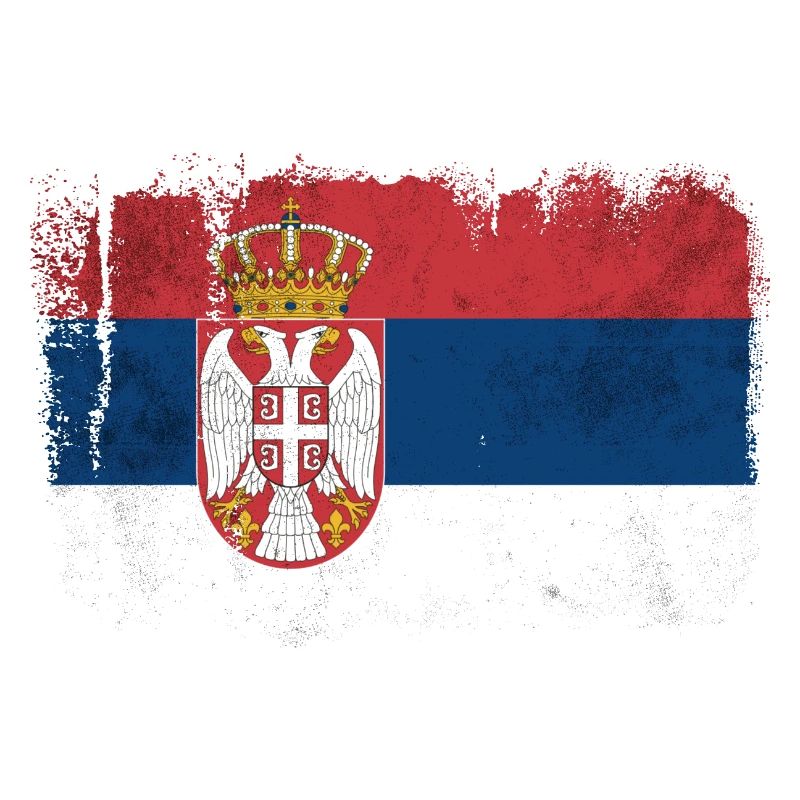 Drapeau de la Serbie