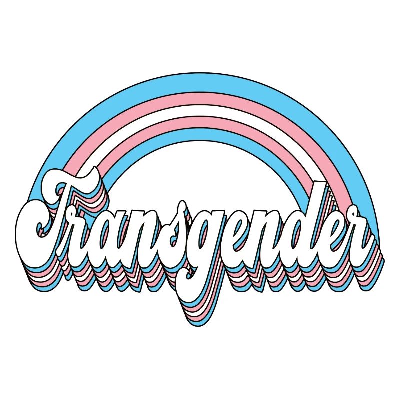 Transgender Trans Pride LGBTQ Queer CSD Rainbow