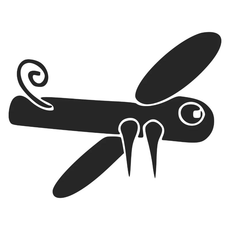Stylized dragonfly