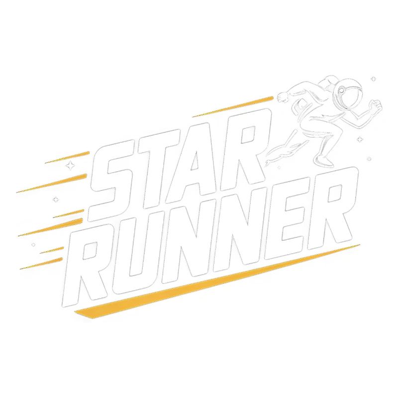 Star Runner - Logo de la course cool