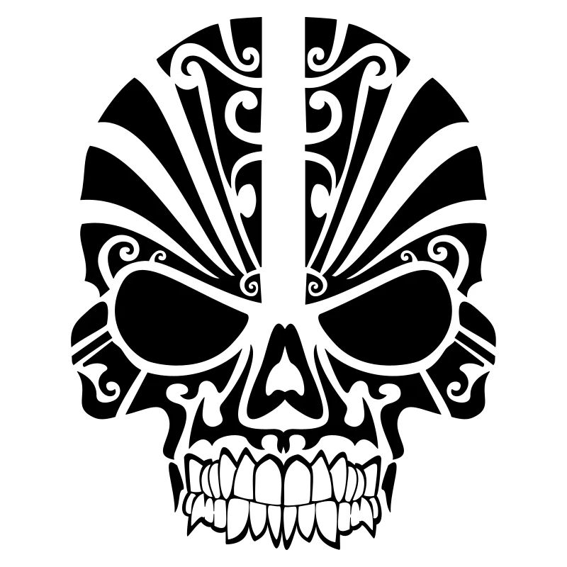 Skull tribal