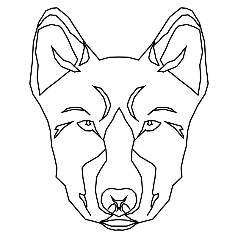 Stylized Dog