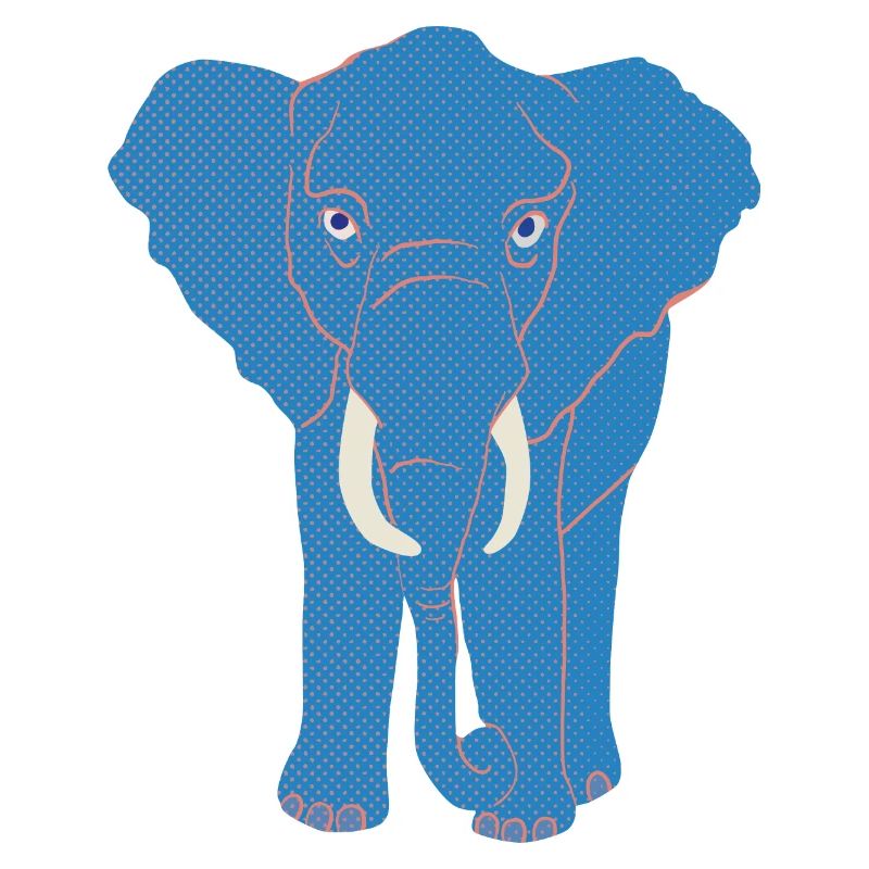 blue elephant