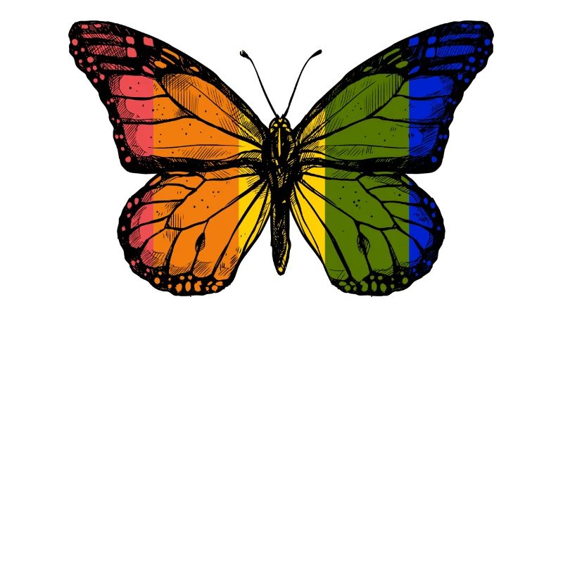 Regenbogen-Schmetterling