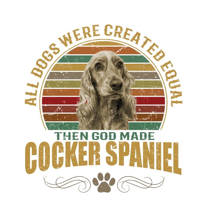 Cocker Spaniel - design de chien cool et tendance