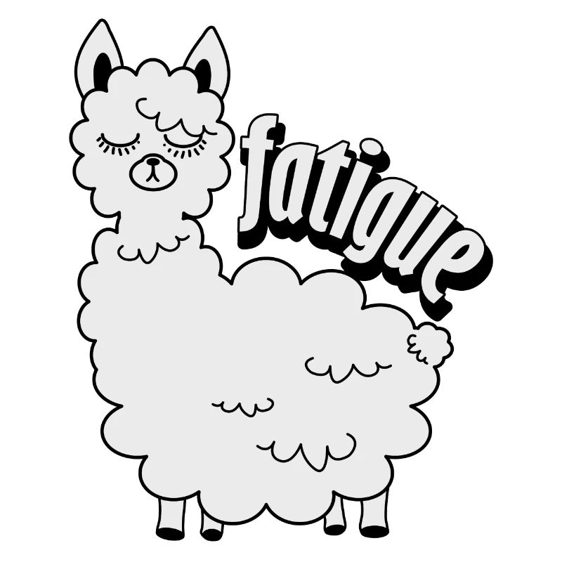 Sleeping llama
