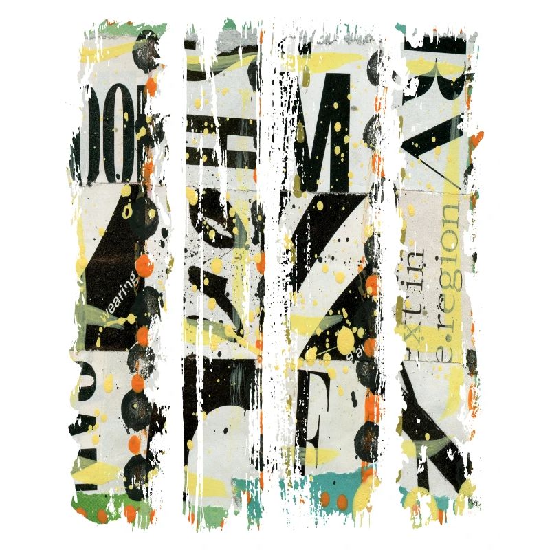 Newspaper Clips Scrapbook Magazines Alphabet Code