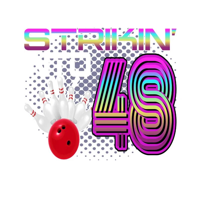 Frapper dans 48 Bowling Bowler 48e anniversaire