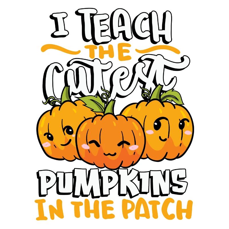 J’enseigne les citrouilles les plus mignonnes dans le patch