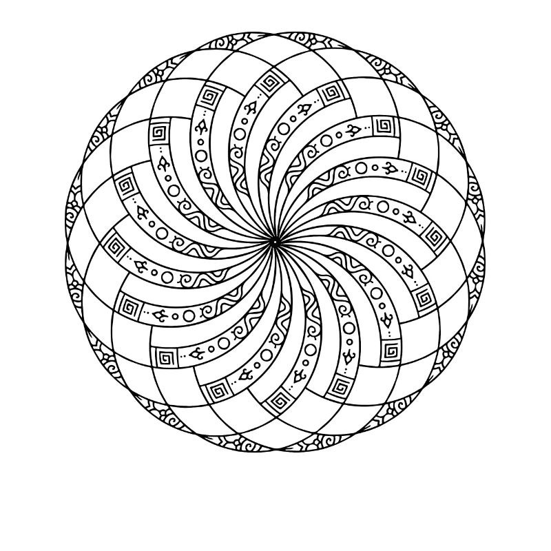 Rotating Mandala