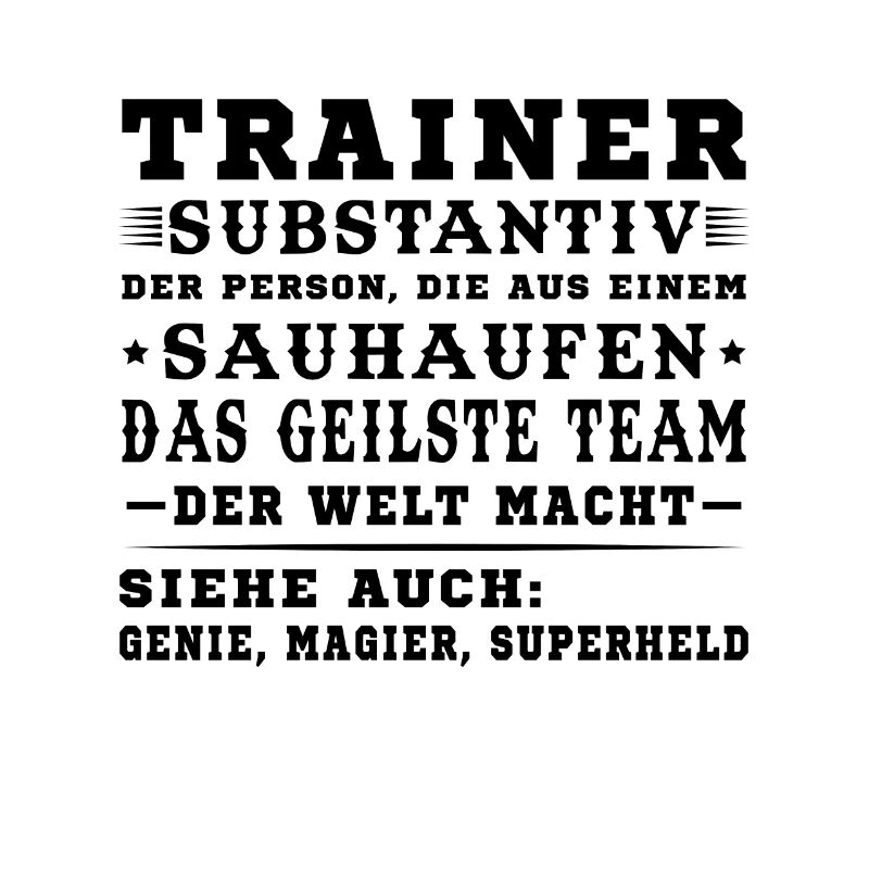 Bester Trainer Tshirt Coach Geschenk