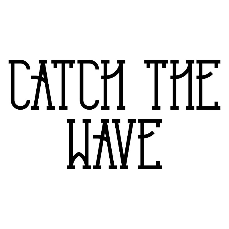 Attrapez le surf de vagues