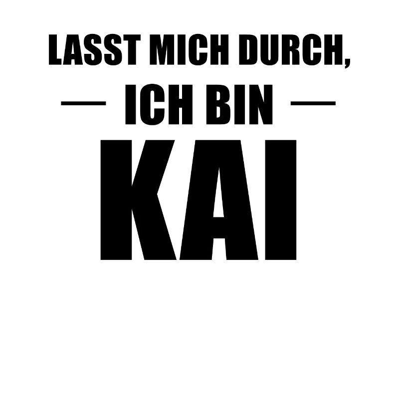 Kai Name Spruch Geschenk Idee